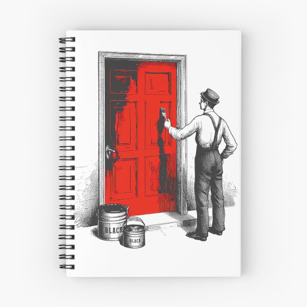 Item preview, Tradesman Holding Brush Coating Panel Entryway designed and sold by ZloppyDesign.