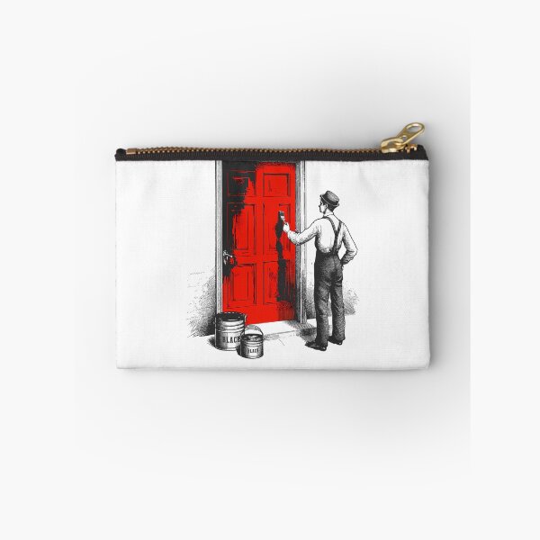 Item preview, Tradesman Holding Brush Coating Panel Entryway designed and sold by ZloppyDesign.
