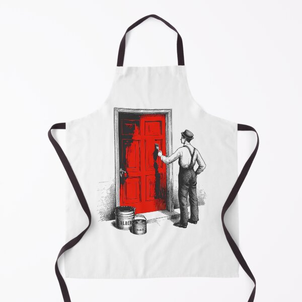 Item preview, Tradesman Holding Brush Coating Panel Entryway designed and sold by ZloppyDesign.