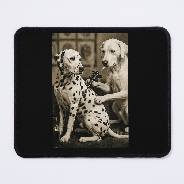 Item preview, Retro Dalmatian Dog Tattoo Artist Funny Meme designed and sold by hargisnamocho.