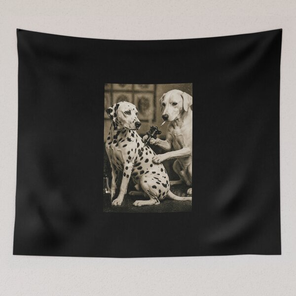 Item preview, Retro Dalmatian Dog Tattoo Artist Funny Meme designed and sold by hargisnamocho.