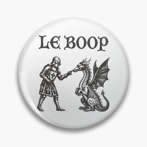 Item preview, Le Boop Meme Medieval Dragon Knight Design designed and sold by PartyFam.