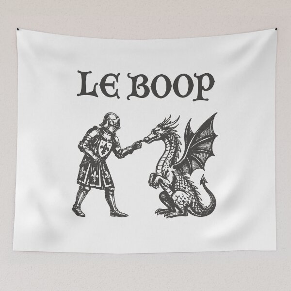 Item preview, Le Boop Meme Medieval Dragon Knight Design designed and sold by PartyFam.