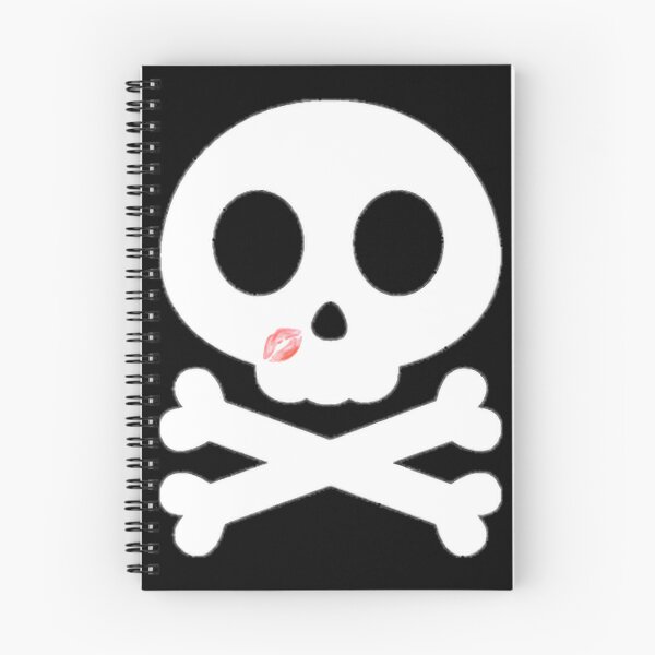 Item preview, Skull & Crossbones Kiss Cute Design ⭐⭐⭐⭐⭐ designed and sold by ScribbledGuy.