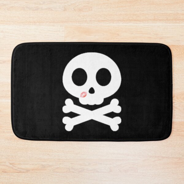 Item preview, Skull & Crossbones Kiss Cute Design ⭐⭐⭐⭐⭐ designed and sold by ScribbledGuy.