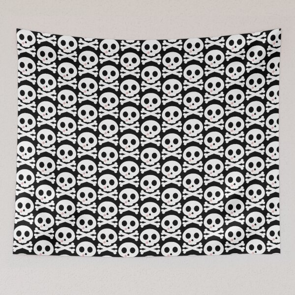 Item preview, Skull & Crossbones Kiss Cute Design ⭐⭐⭐⭐⭐ designed and sold by ScribbledGuy.