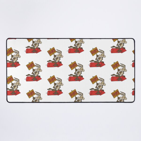 Item preview, Looney Tunes Wile E Coyote Riding Acme Rocket Oops Sign designed and sold by sauruscreated.