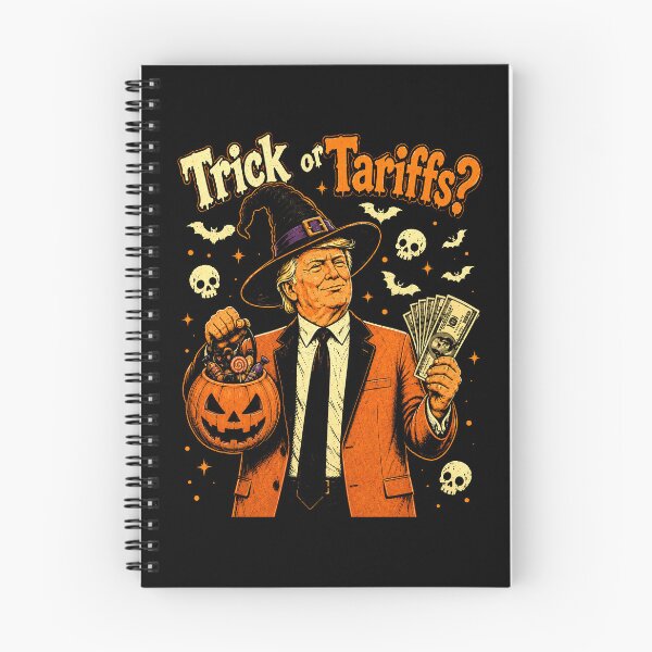 Item preview, trick or tariffs halloween trump designed and sold by watanabeee.