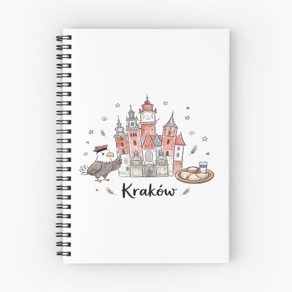 Item preview, Cute Krakow Poland Doodle Art designed and sold by RamyGallery.