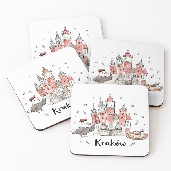 Item preview, Cute Krakow Poland Doodle Art designed and sold by RamyGallery.