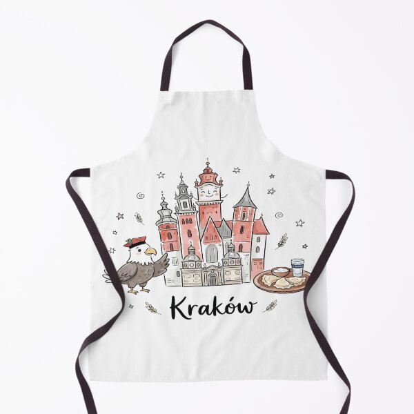 Item preview, Cute Krakow Poland Doodle Art designed and sold by RamyGallery.