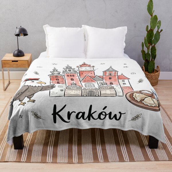 Item preview, Cute Krakow Poland Doodle Art designed and sold by RamyGallery.
