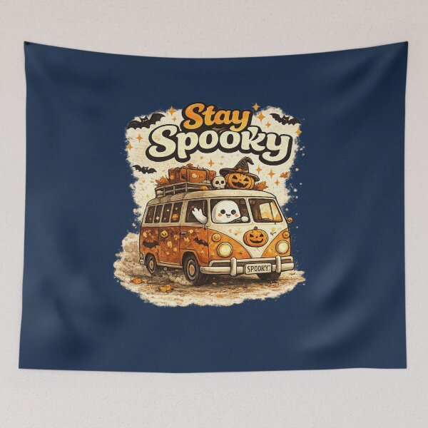 Item preview, Stay Spooky Retro Vintage Halloween Typography Design designed and sold by mocci10.