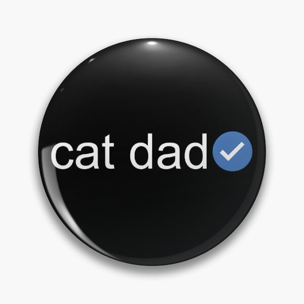 Item preview, Cat Dad Verified Checkmark designed and sold by Dmo3HarkoArt.