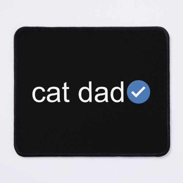 Item preview, Cat Dad Verified Checkmark designed and sold by Dmo3HarkoArt.