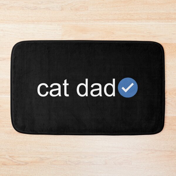 Item preview, Cat Dad Verified Checkmark designed and sold by Dmo3HarkoArt.