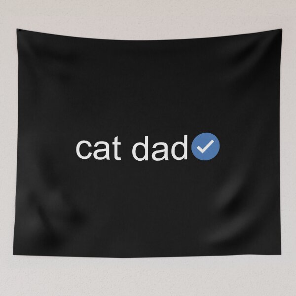 Item preview, Cat Dad Verified Checkmark designed and sold by Dmo3HarkoArt.