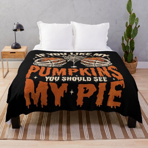 Item preview, Halloween If You Like My Pumpkins You Should See My Pie designed and sold by watanabeee.