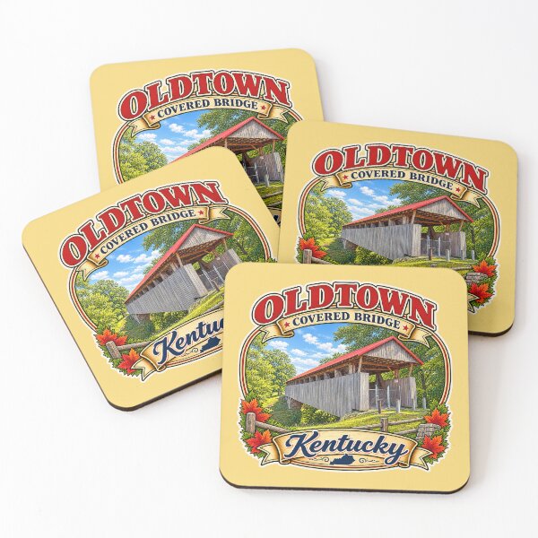 Item preview, Oldtown Covered Bridge sticker designed and sold by gotucoveredart.