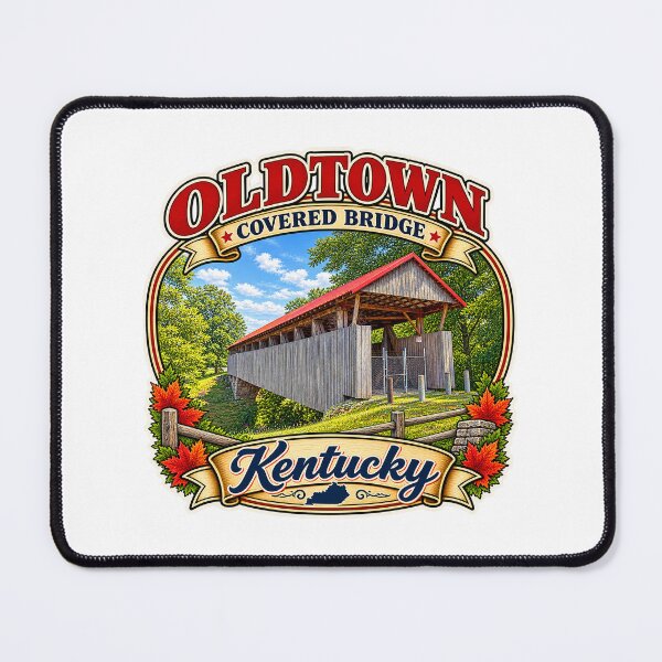 Item preview, Oldtown Covered Bridge sticker designed and sold by gotucoveredart.