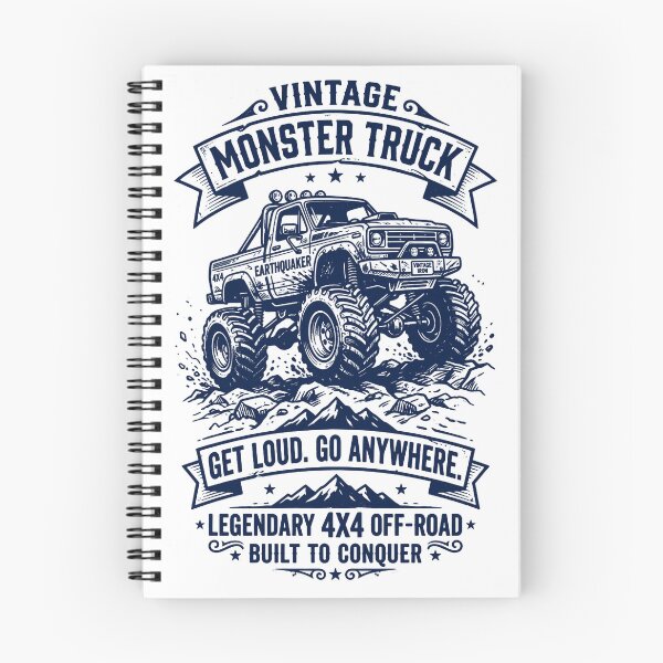Artikelvorschau, Vintage-Monstertruck-Design für Fans #5 entworfen und verkauft von UrbanTRIP.