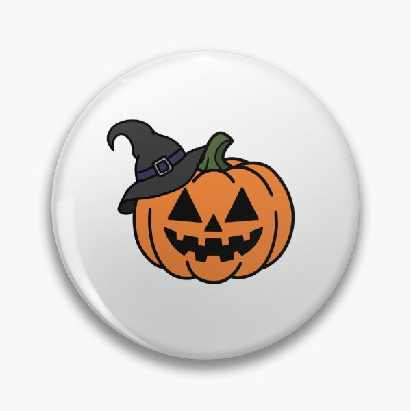 Item preview, Spooky Jack O lantern Wearing a Witches Hat designed and sold by andreastunner.