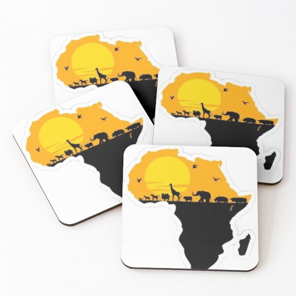 Item preview, Africa Safari Map — African Heritage & Wild Roots designed and sold by Aisha Creates.