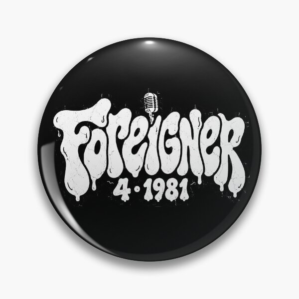 Item preview, Foreigner 4 Album 1981 Melting Graffiti Rock Typography designed and sold by JMS-Artvintage.