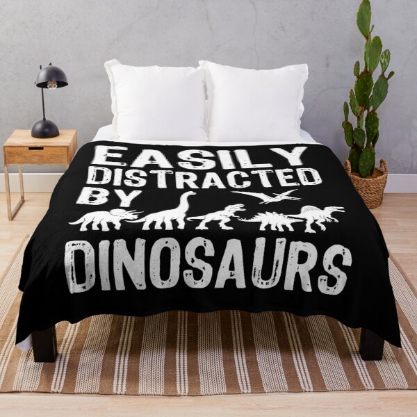Item preview, Easily Distracted By Dinosaurs designed and sold by MO DESIGNS.