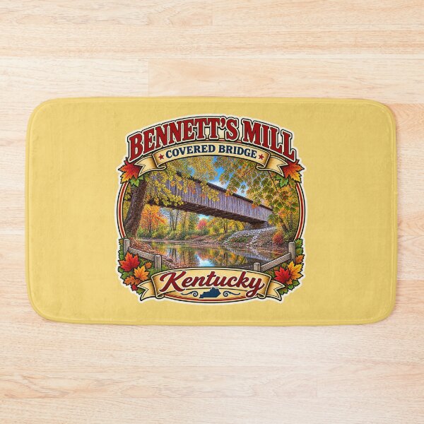 Item preview, Bennett's Mill Covered Bridge sticker designed and sold by gotucoveredart.