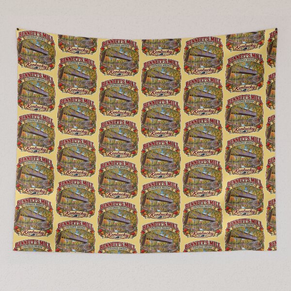 Item preview, Bennett's Mill Covered Bridge sticker designed and sold by gotucoveredart.