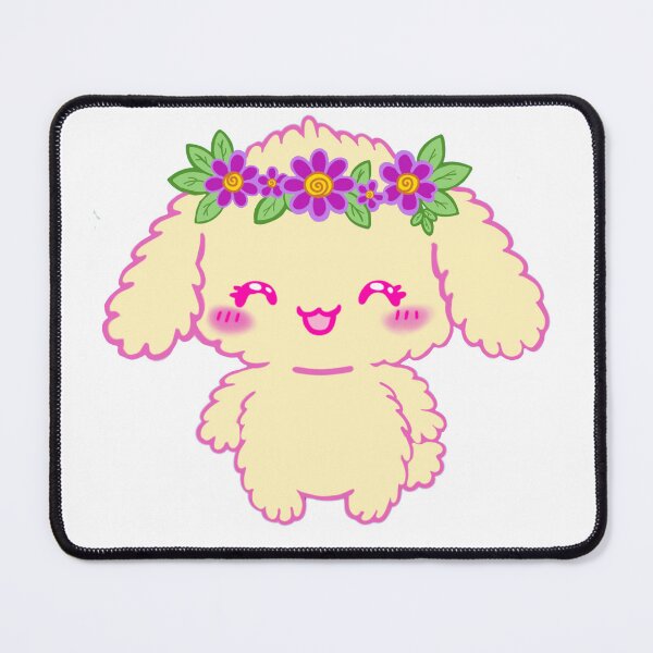 Item preview, Rabbit with flower crown designed and sold by BunnySoftArt.