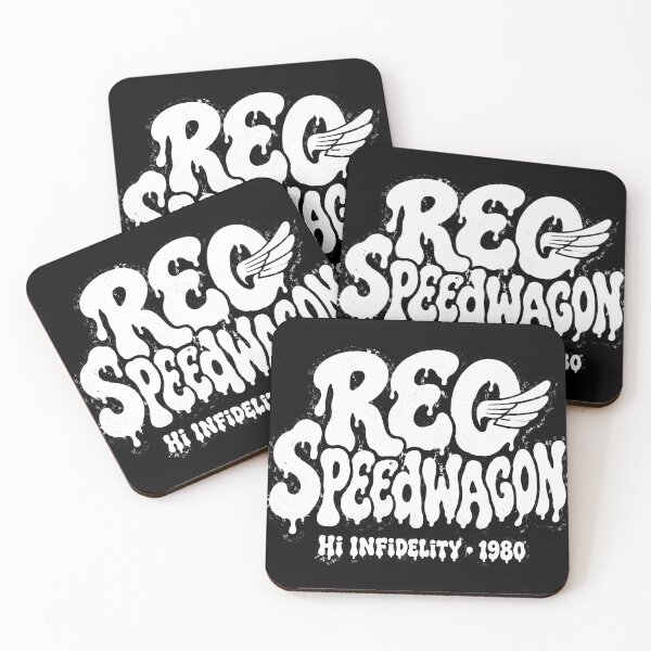 Item preview, REO Speedwagon Hi Infidelity 1980 Dripping Drip Font Rock Design designed and sold by JMS-Artvintage.