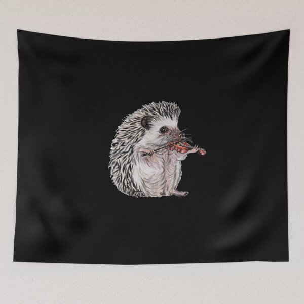 Item preview, hedgehog violin player designed and sold by PatriciaAnn8.