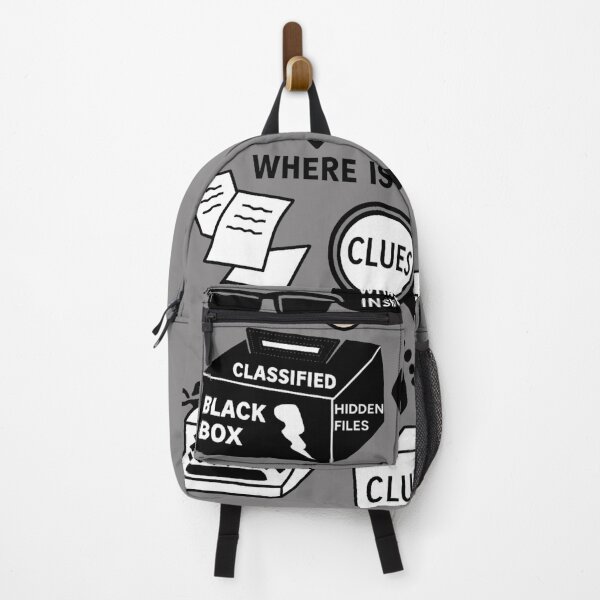 Item preview, The Classified Black Box - Investigative Mystery Art designed and sold by Urban-InkStudio.