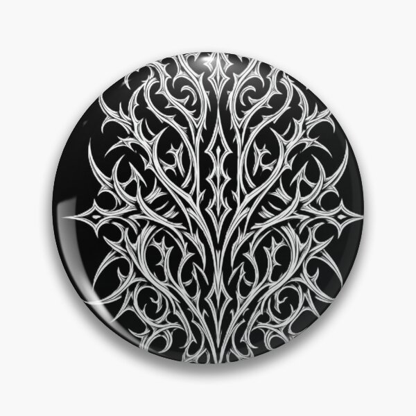Item preview, Cybery2k Dark Abstract Tribal Emblem designed and sold by abissdesing.