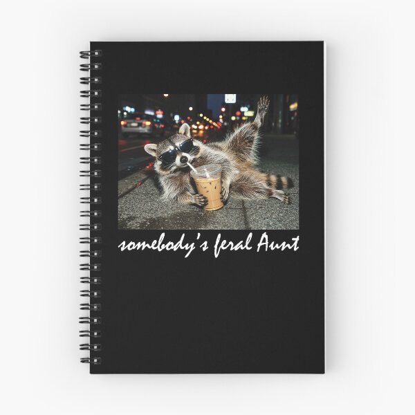 Item preview, Somebody's Feral Aunt Raccoon Meme designed and sold by suhairee-studio.
