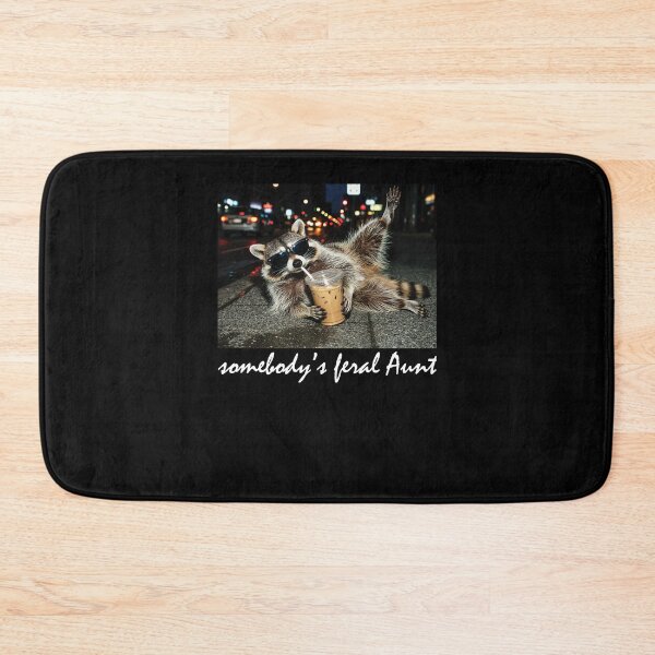 Item preview, Somebody's Feral Aunt Raccoon Meme designed and sold by suhairee-studio.
