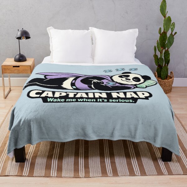 Item preview, Captain Nap – Wake Me When It's Serious designed and sold by KungPowUnicorn.