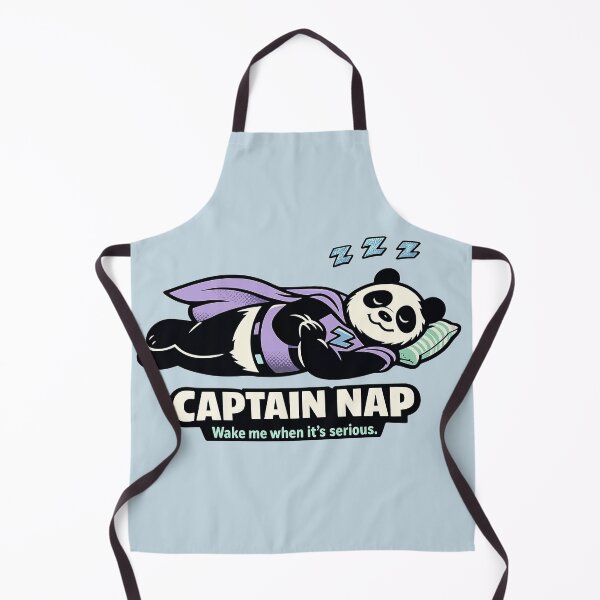 Item preview, Captain Nap – Wake Me When It's Serious designed and sold by KungPowUnicorn.