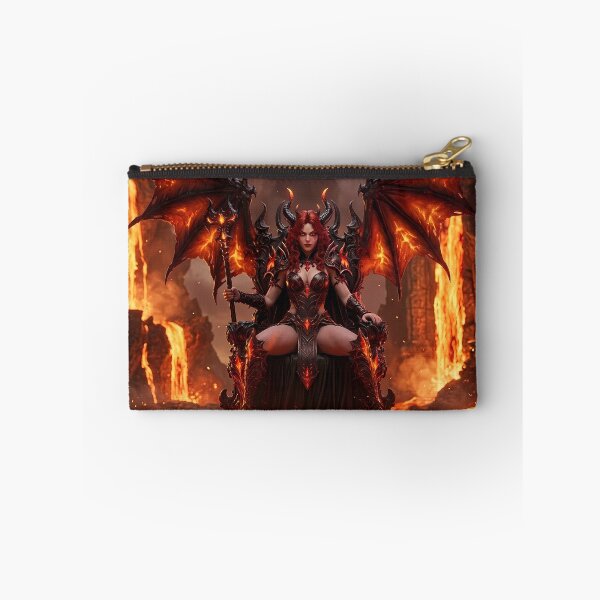 Item preview, Red Demon Queen Fiery Throne Underworld designed and sold by GalleryBrisArt.