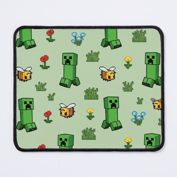 Item preview, Minecraft Creeper Bees Pattern designed and sold by LyssasMindArt.