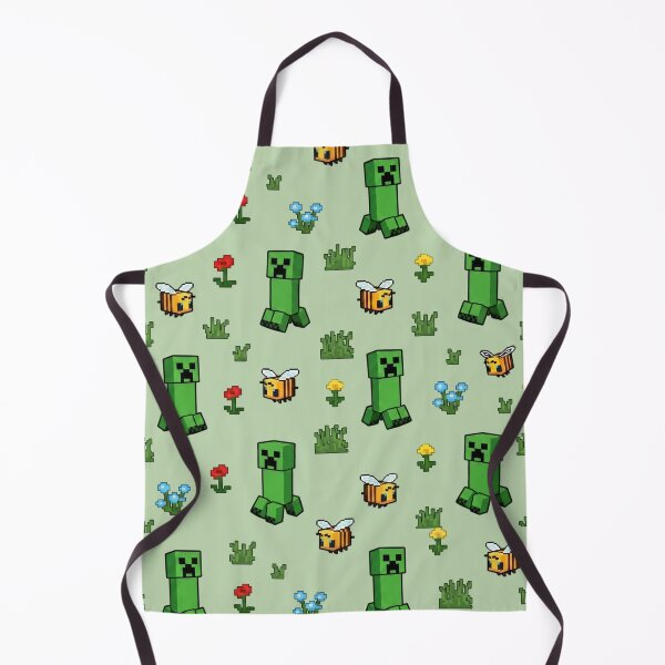 Item preview, Minecraft Creeper Bees Pattern designed and sold by LyssasMindArt.