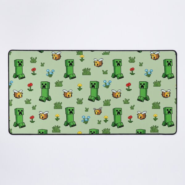 Item preview, Minecraft Creeper Bees Pattern designed and sold by LyssasMindArt.