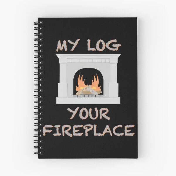 Item preview, Cozy Fireplace Vibes: My Log, Your Fireplace ⭐⭐⭐⭐⭐ designed and sold by ScribbledGuy.