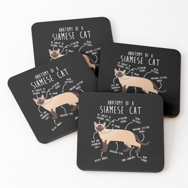 Item preview, Anatomy of a Siamese Cat Humor designed and sold by Dmo3HarkoArt.