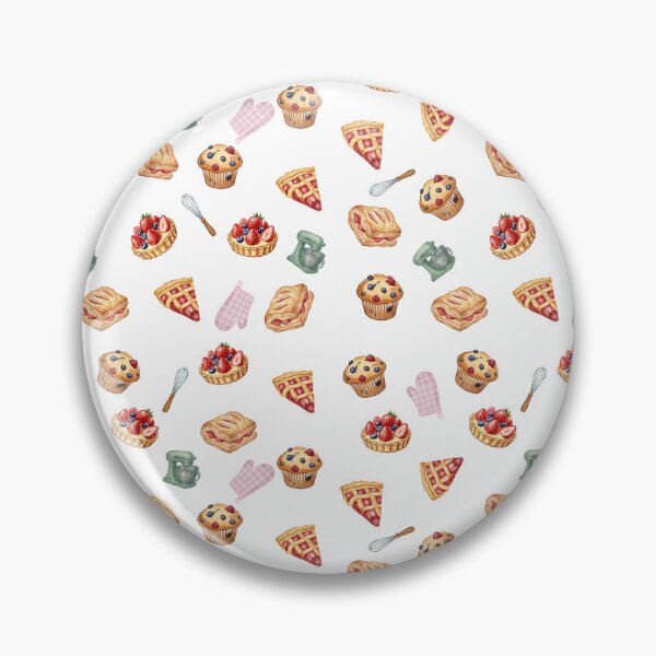Item preview, Watercolor Bakery Delights & Baking Tools - Seamless Pattern designed and sold by Sasitee.