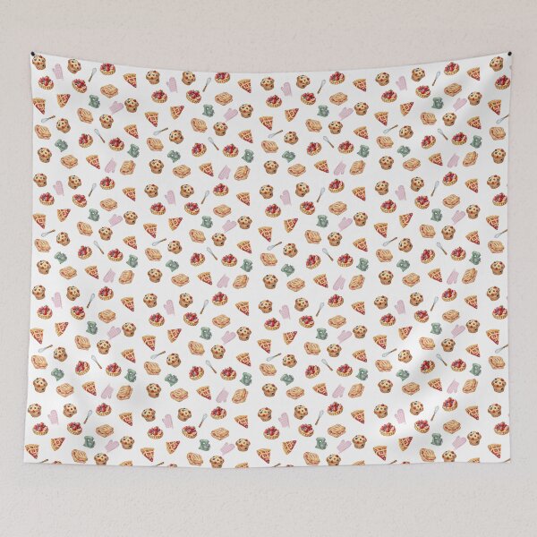 Item preview, Watercolor Bakery Delights & Baking Tools - Seamless Pattern designed and sold by Sasitee.