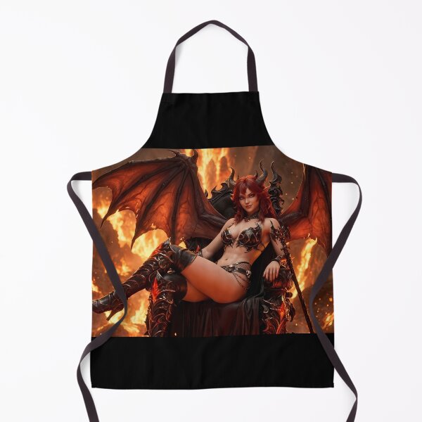 Item preview, Red Demon Queen Fiery Throne Underworld designed and sold by GalleryBrisArt.