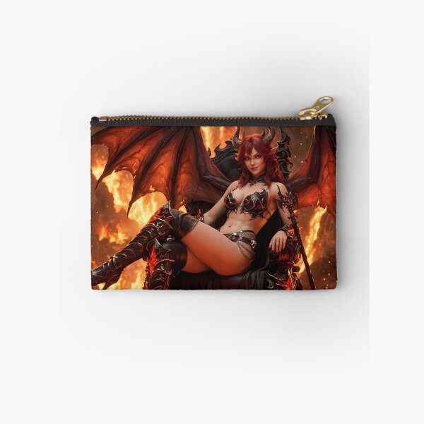 Item preview, Red Demon Queen Fiery Throne Underworld designed and sold by GalleryBrisArt.